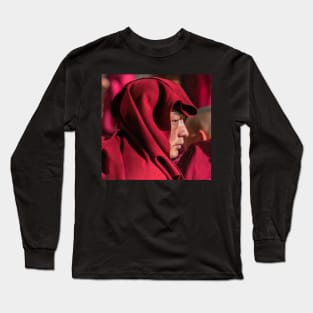 Monk, Sera Monastery, Lhasa, Tibet Long Sleeve T-Shirt